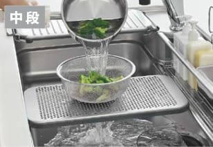 水ハネの気になる作業に