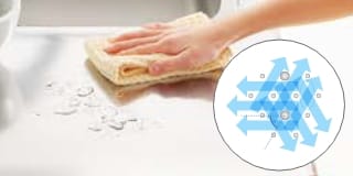 汚れが拭き取りやすい