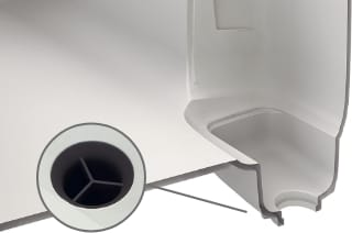 従継ぎ目のないシームレス仕上げ