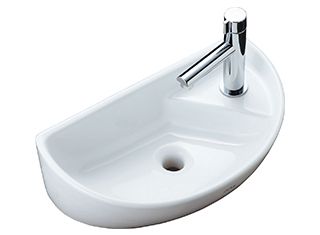 ベッセル丸形手洗器:奥行160mm