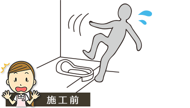 転倒・ケガの危険