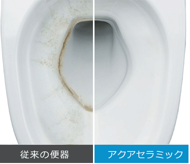 汚れがつかない衛生陶器