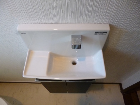 Totoネオレストah1とlixil手洗器コフレル ワイド のリフォーム例 トイレリフォーム専門店